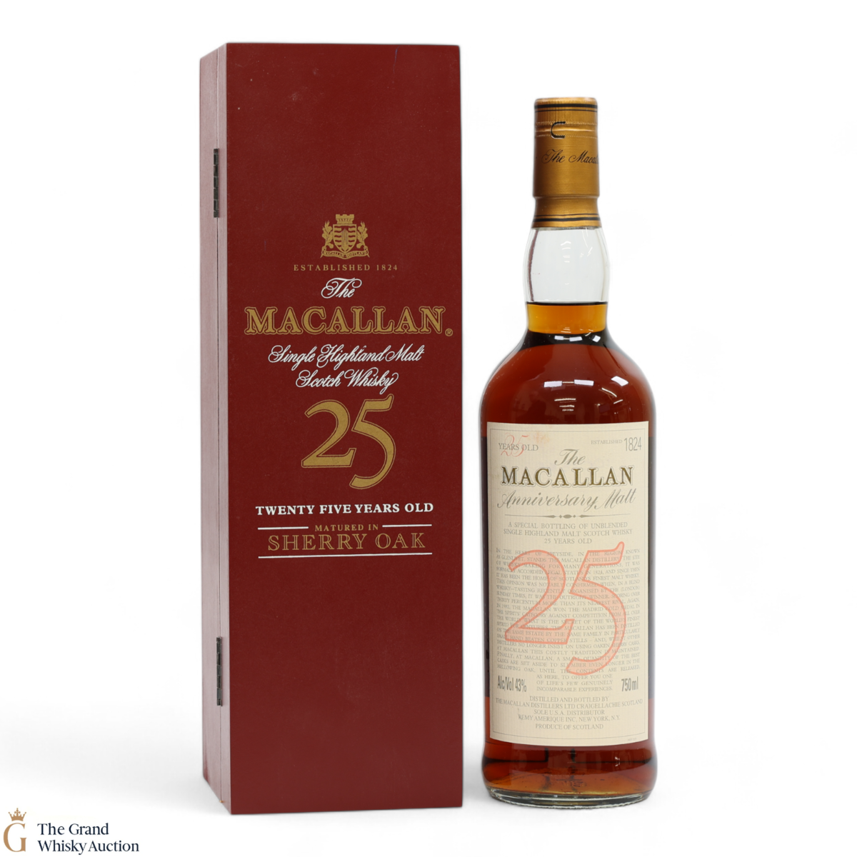 Macallan - 25 Year Old - Anniversary Malt (75cl)