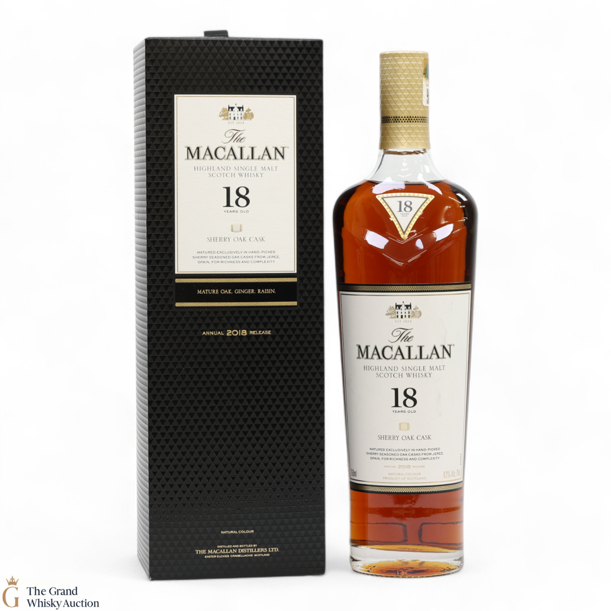 Macallan - 18 Year Old - Sherry Oak (2018) 75cl