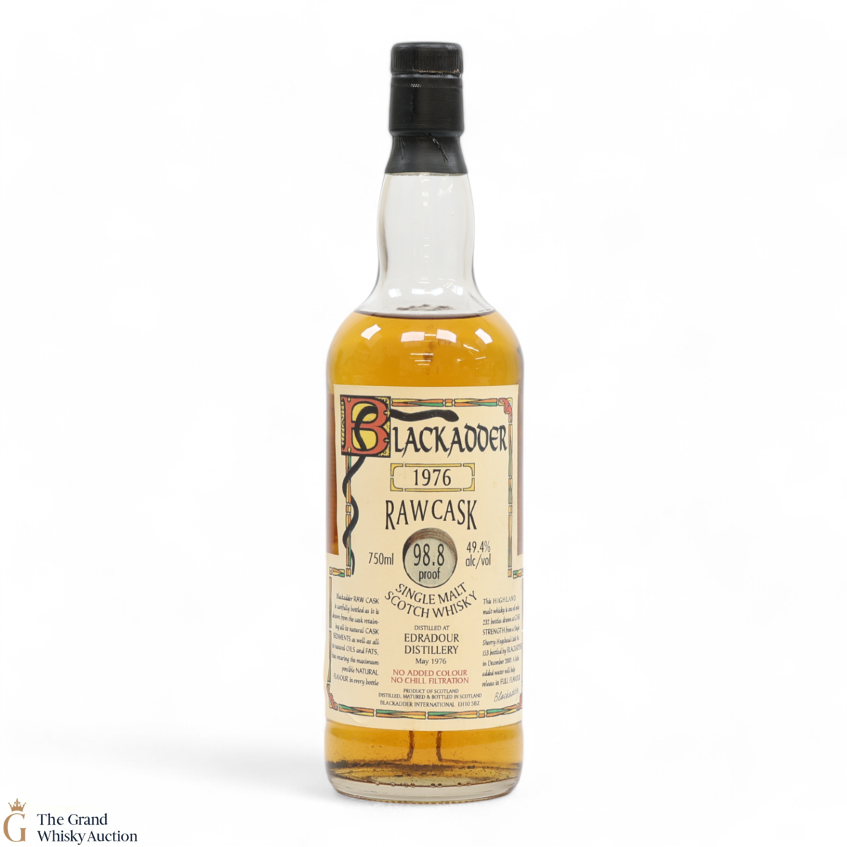 Edradour - 24 Year Old 1976 - Raw Cask #153 - Blackadder (75cl)