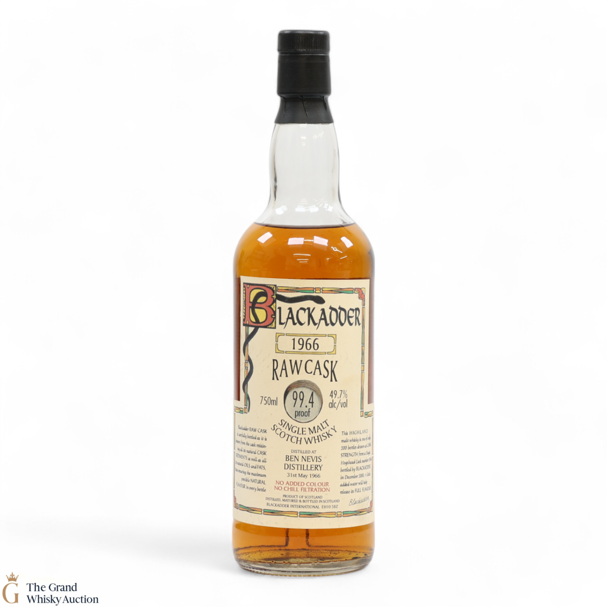 Ben Nevis - 34 Year Old 1966 - Raw Cask #3664 - Blackadder (75cl)