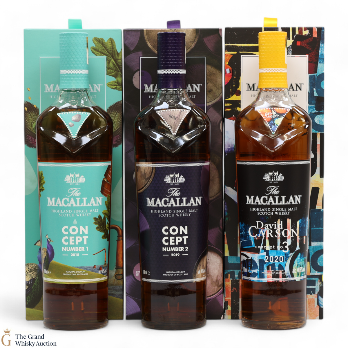 Macallan - Concept No.1, No.2 + No.3 (3 x 70cl)
