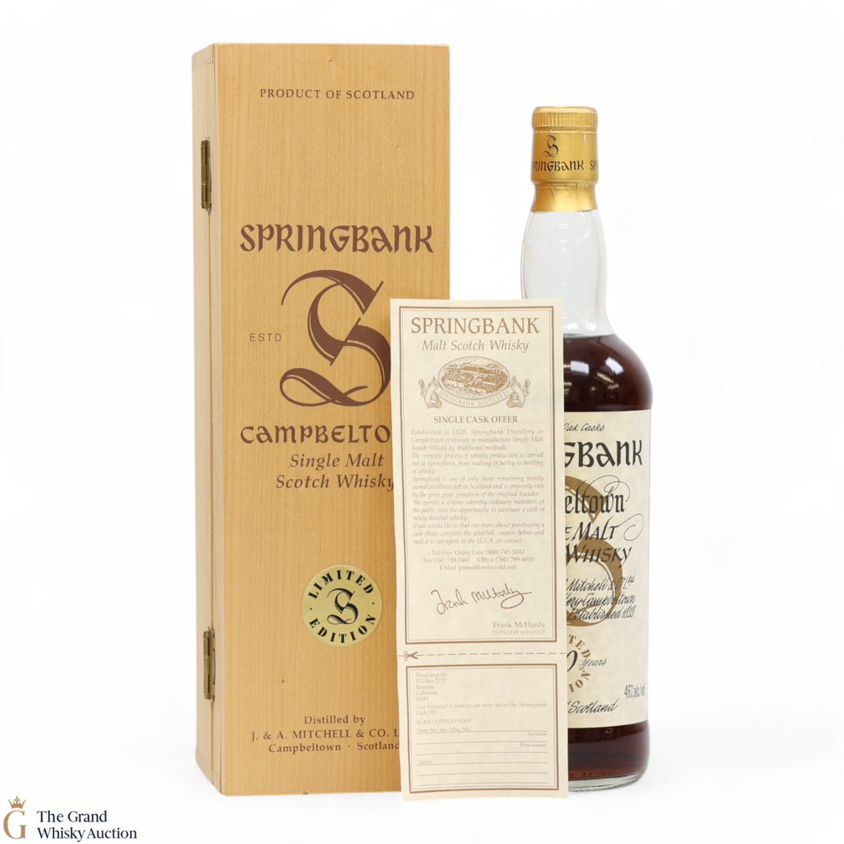 Springbank - 30 Year Old - Millennium Limited Edition (75cl)