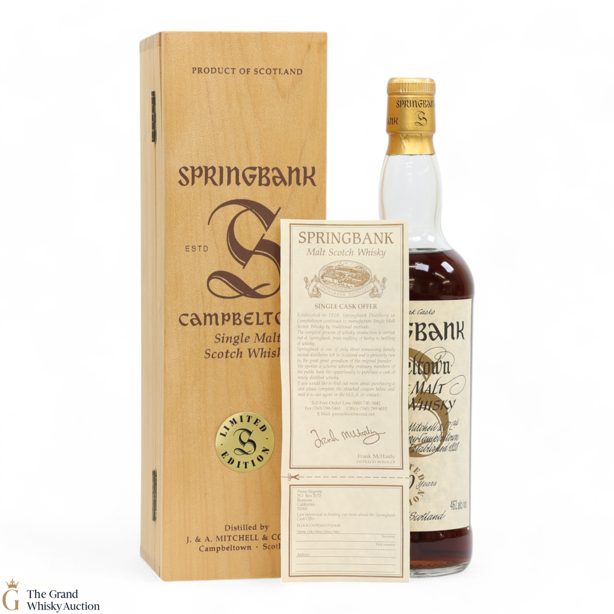 Springbank - 30 Year Old - Millennium Limited Edition (75cl)