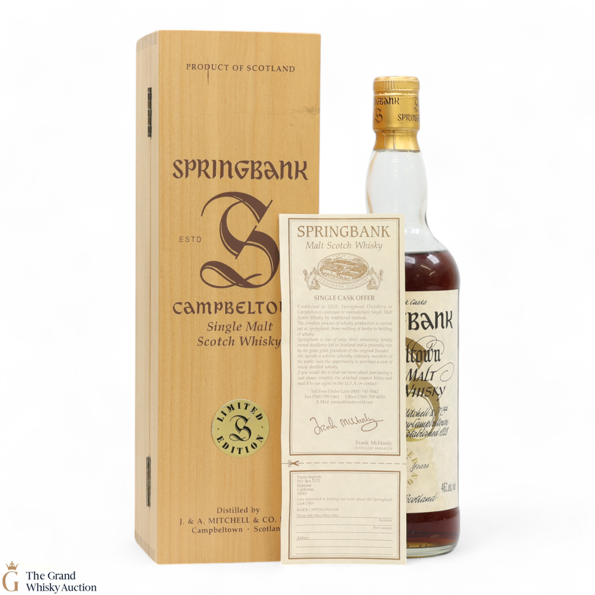 Springbank - 35 Year Old - Millennium Limited Edition (75cl)