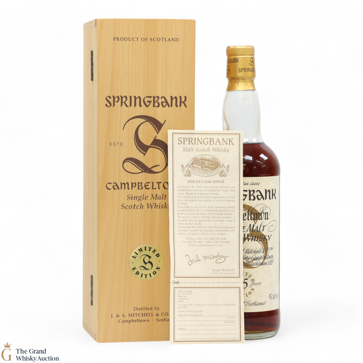 Springbank - 35 Year Old - Millennium Limited Edition (75cl)
