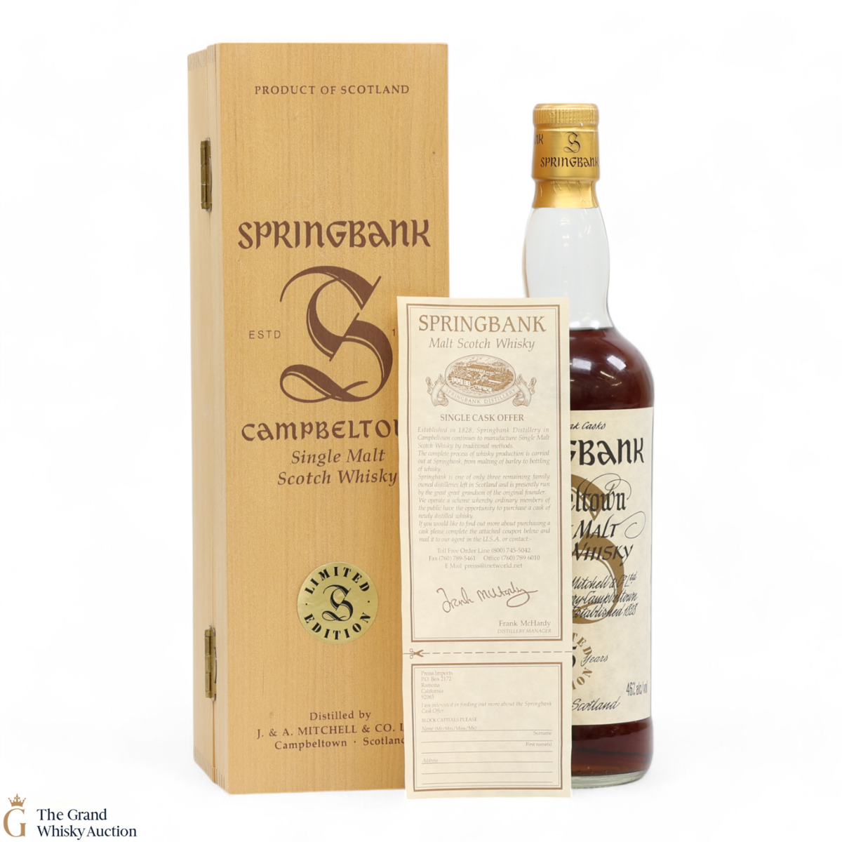 Springbank - 35 Year Old - Millennium Limited Edition (75cl)