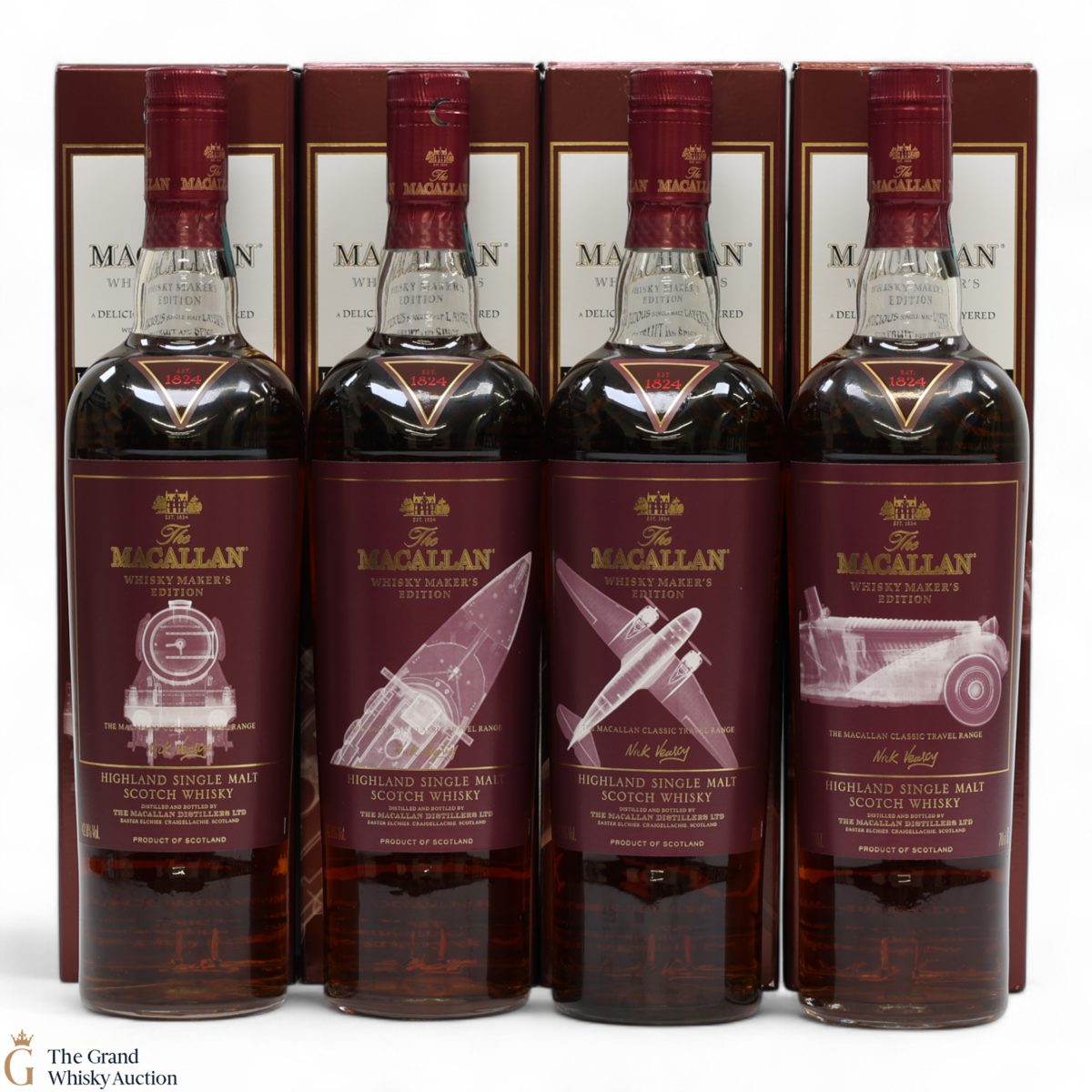 Macallan - Whisky Maker's Edition - Classic Travel Range (4 x 70cl)