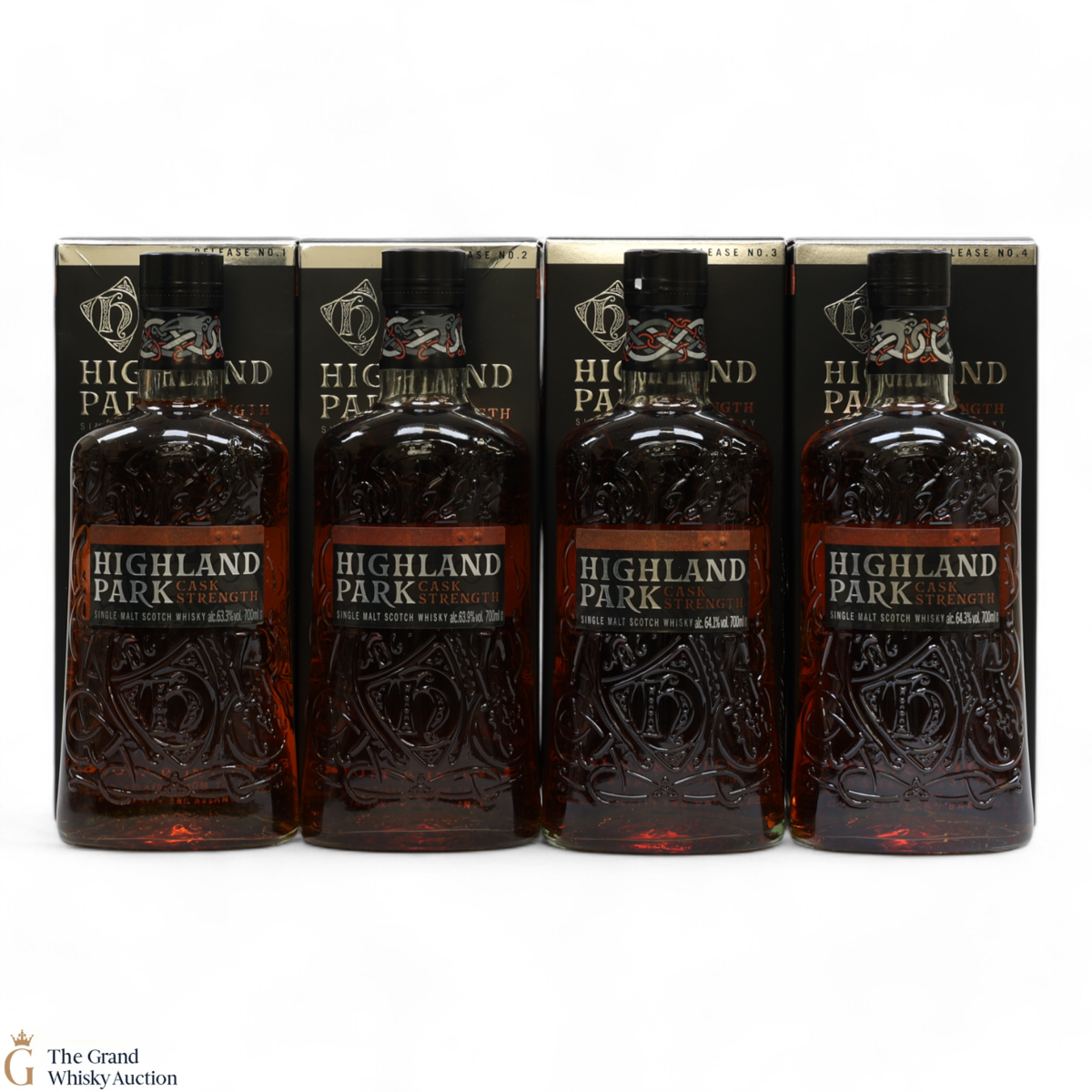Highland Park - Cask Strength Release No.1-4 (4 x 70cl)