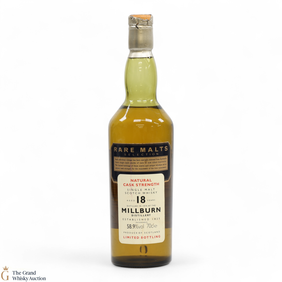Millburn - 18 Year Old 1975 - Rare Malts 58.9% (Worn Seal)