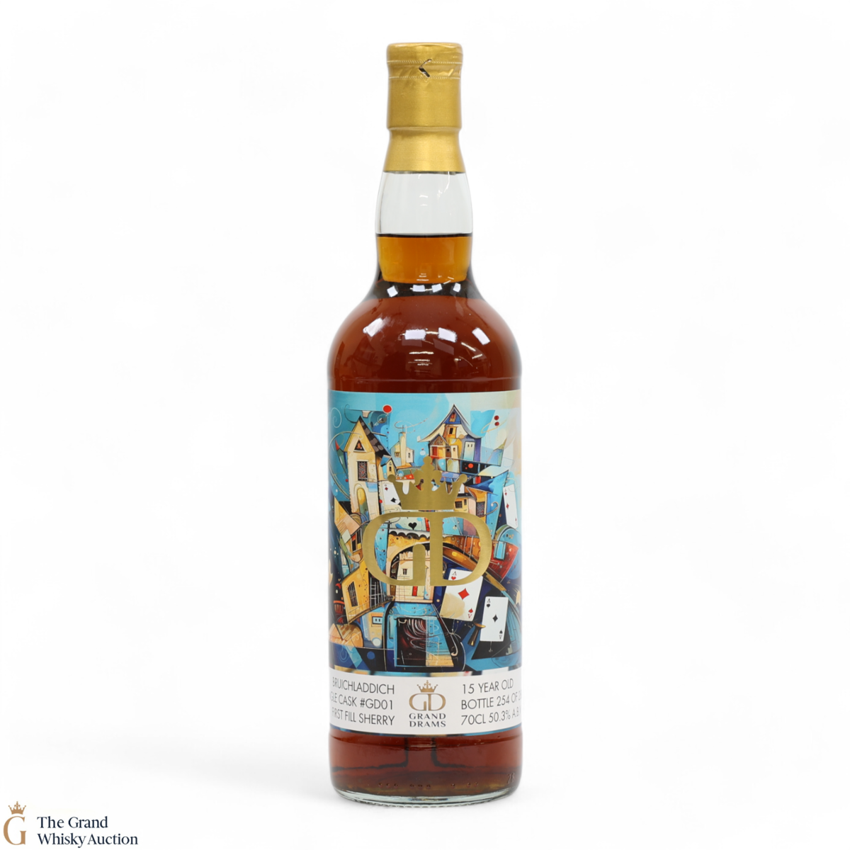 Bruichladdich - 15 Year Old Single Sherry Cask #GD01 - Grand Drams 