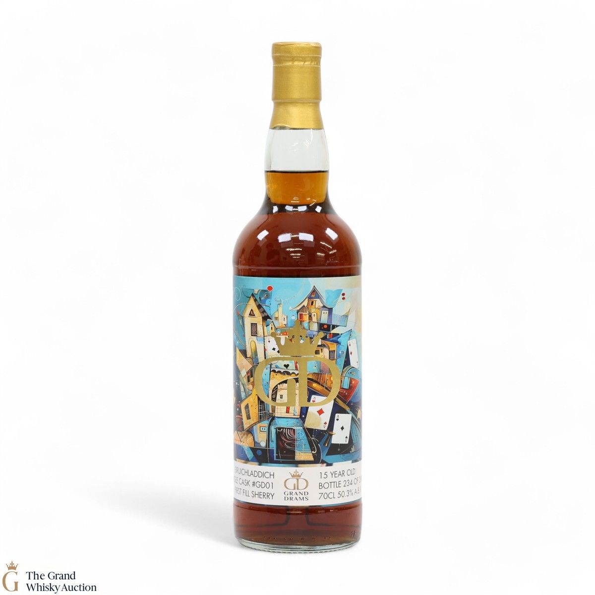 Bruichladdich - 15 Year Old Single Sherry Cask #GD01 - Grand Drams 