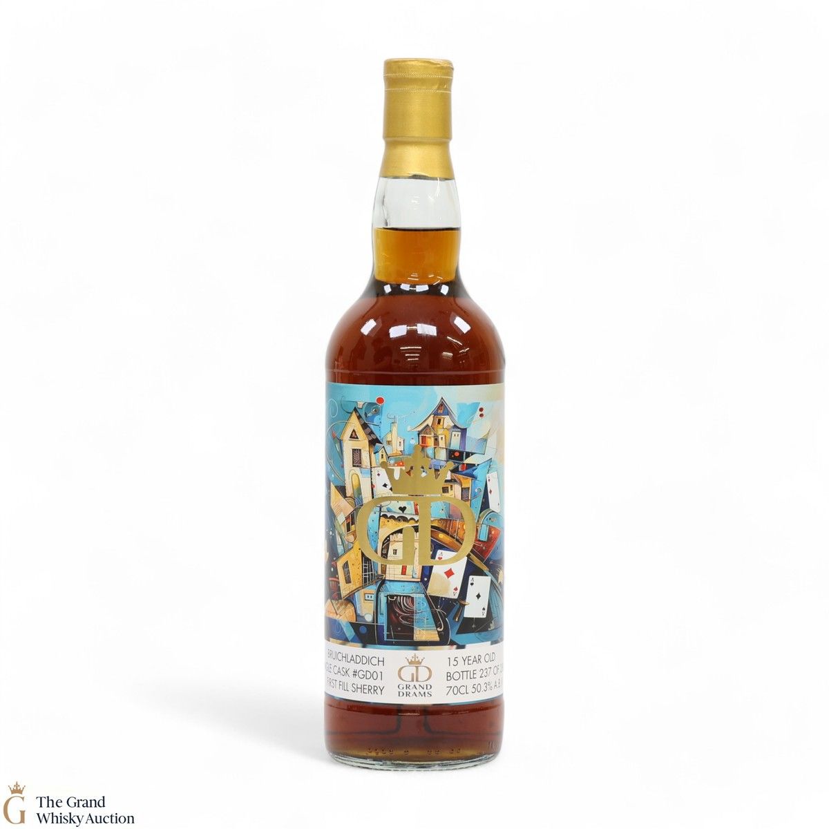 Bruichladdich - 15 Year Old Single Sherry Cask #GD01 - Grand Drams 