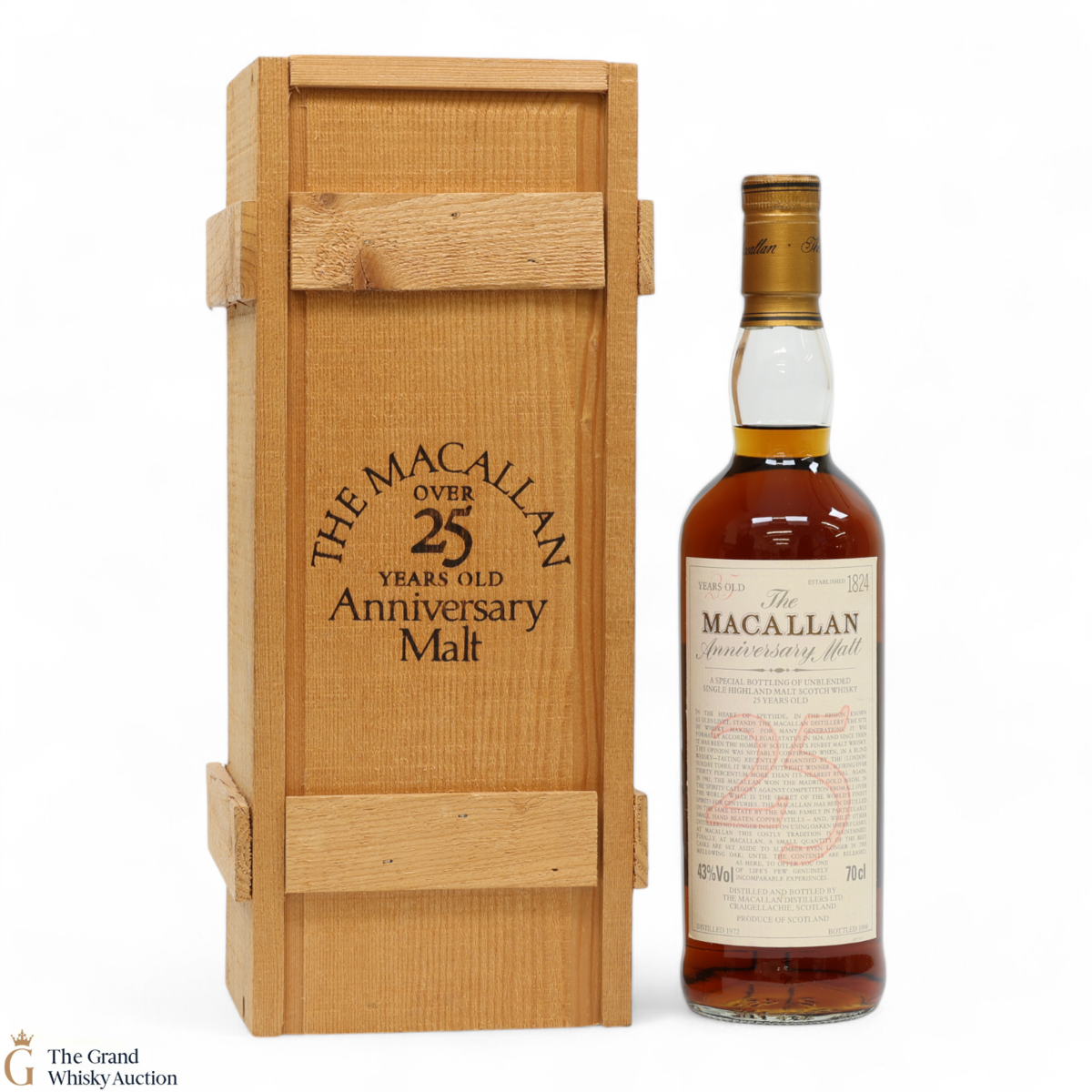 Macallan - 25 Year Old Anniversary Malt (1972) Bottled 1998