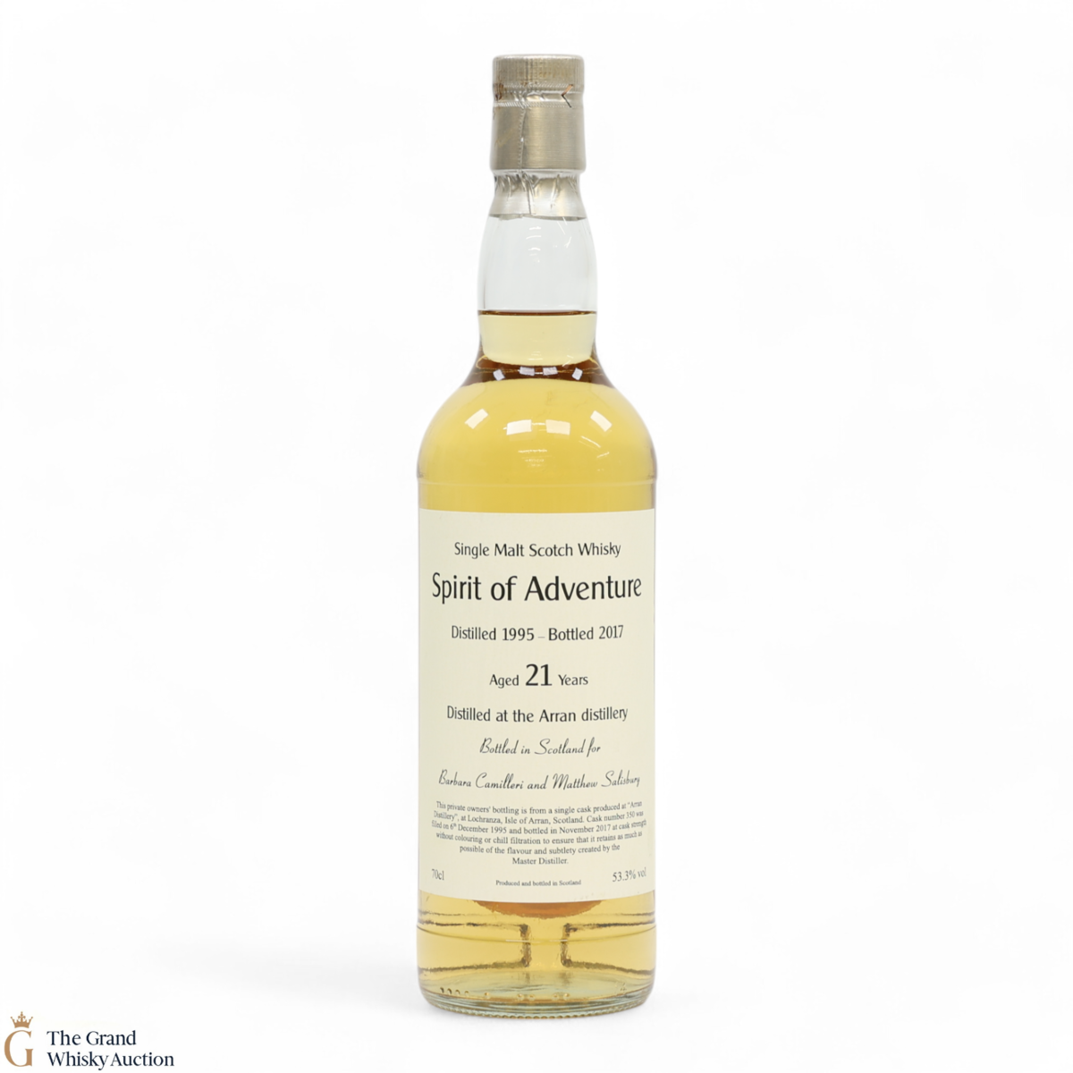 Arran - 21 Year Old 1995 - Spirit Of Adventure