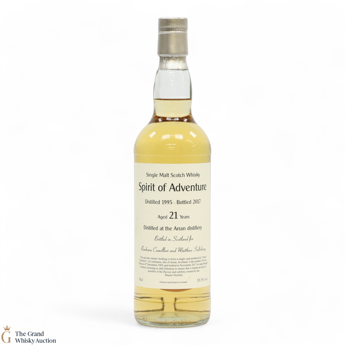 Arran - 21 Year Old 1995 - Spirit Of Adventure