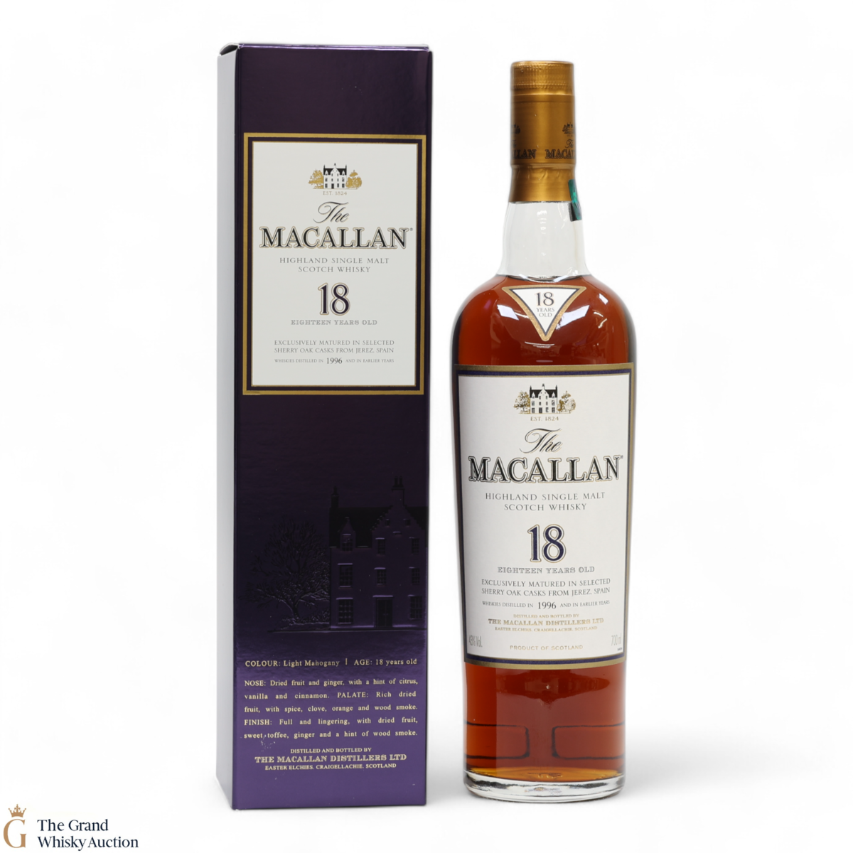 Macallan - 18 Year Old - Sherry Oak (1996)