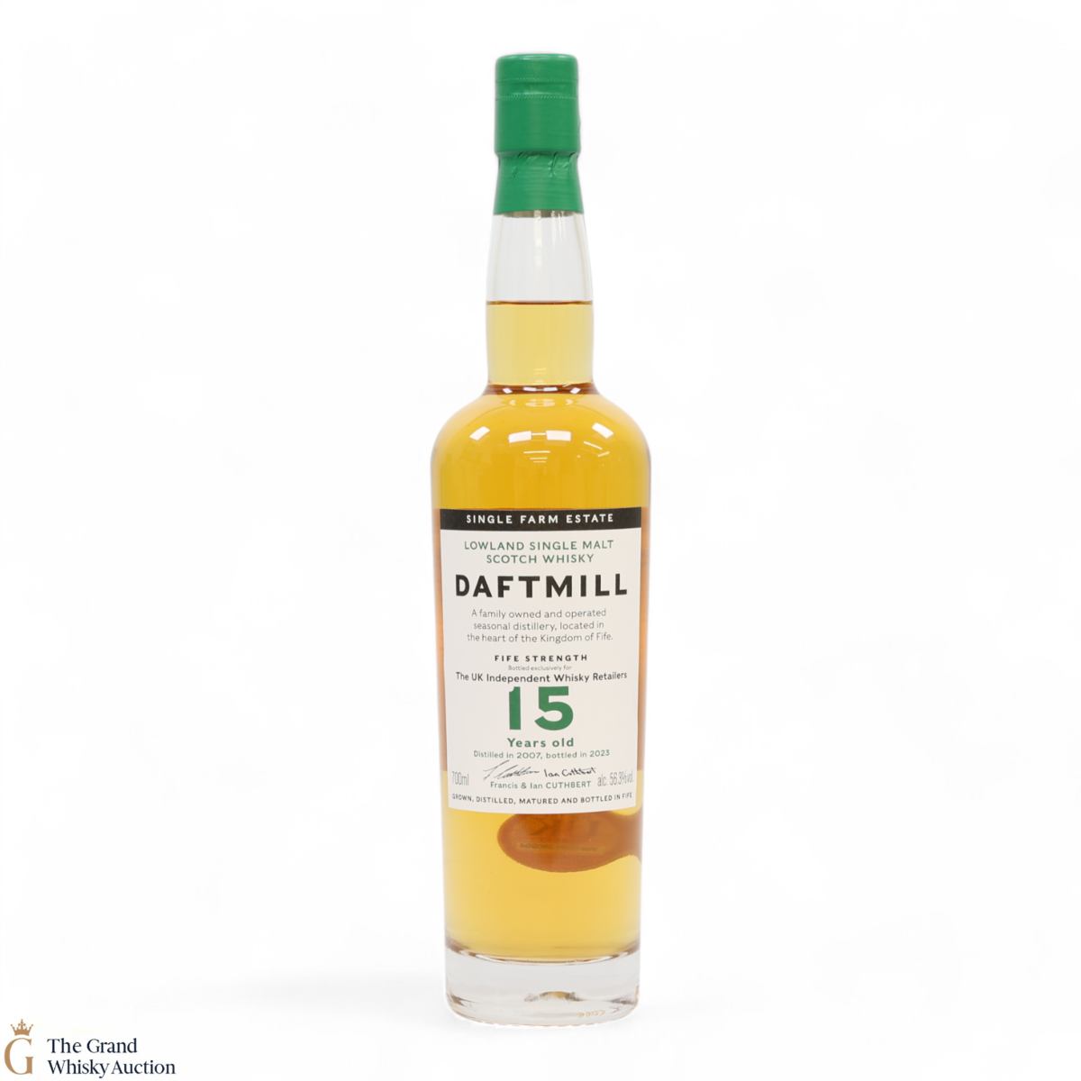 Daftmill - 15 Year Old 2007 - Fife Strength 2023 - UK Independent Whisky Retailers