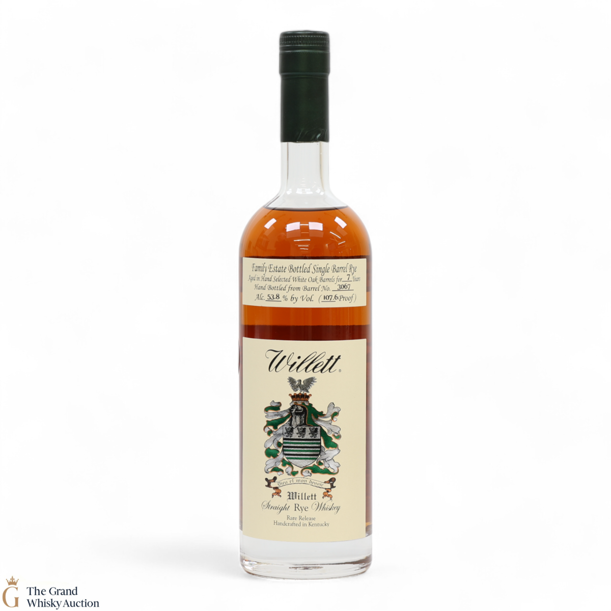 Willett Family Estate - 7 Year Old Single Barrel Rye #3067 - Nickolls & Perks Exclusive