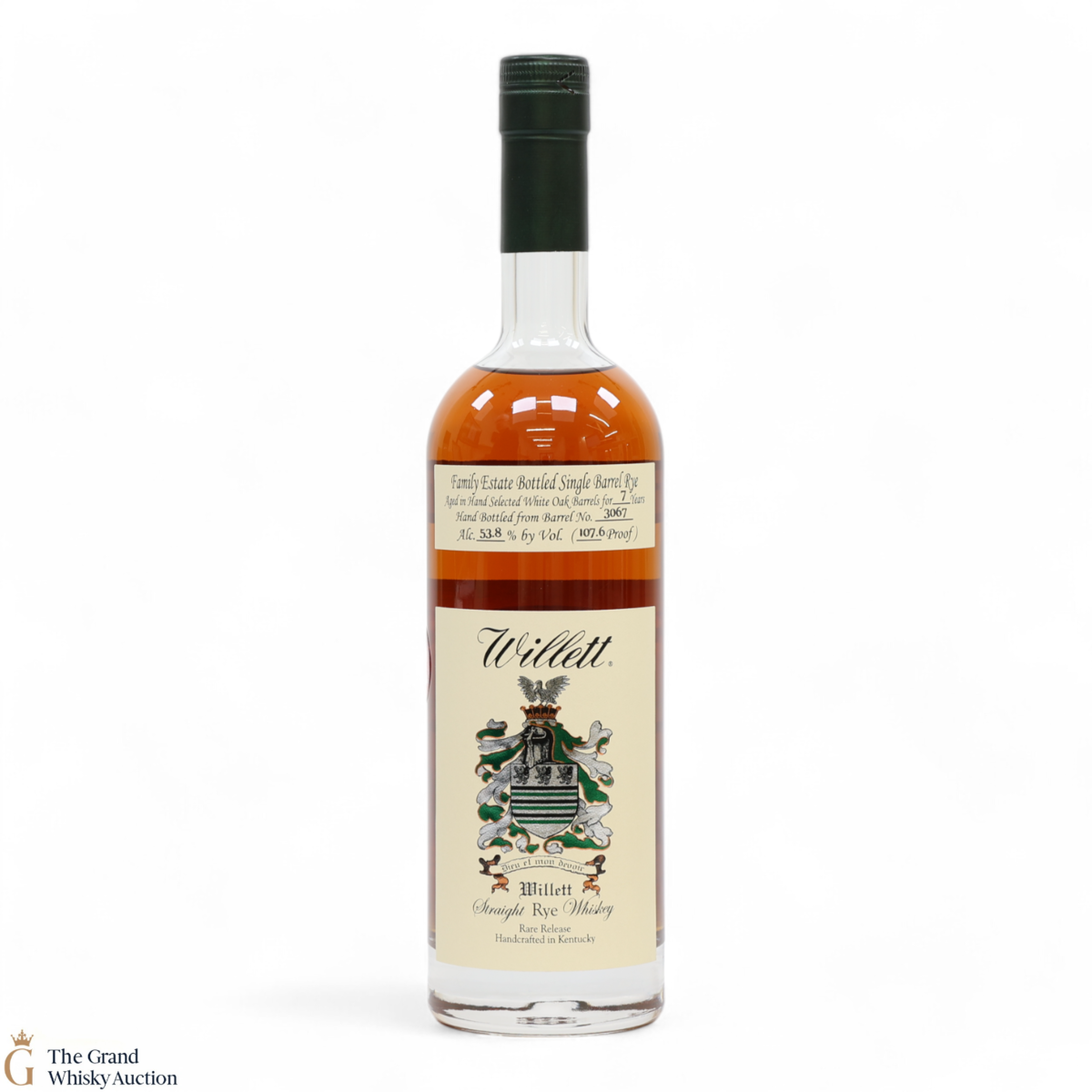 Willett Family Estate - 7 Year Old Single Barrel Rye #3067 - Nickolls & Perks Exclusive