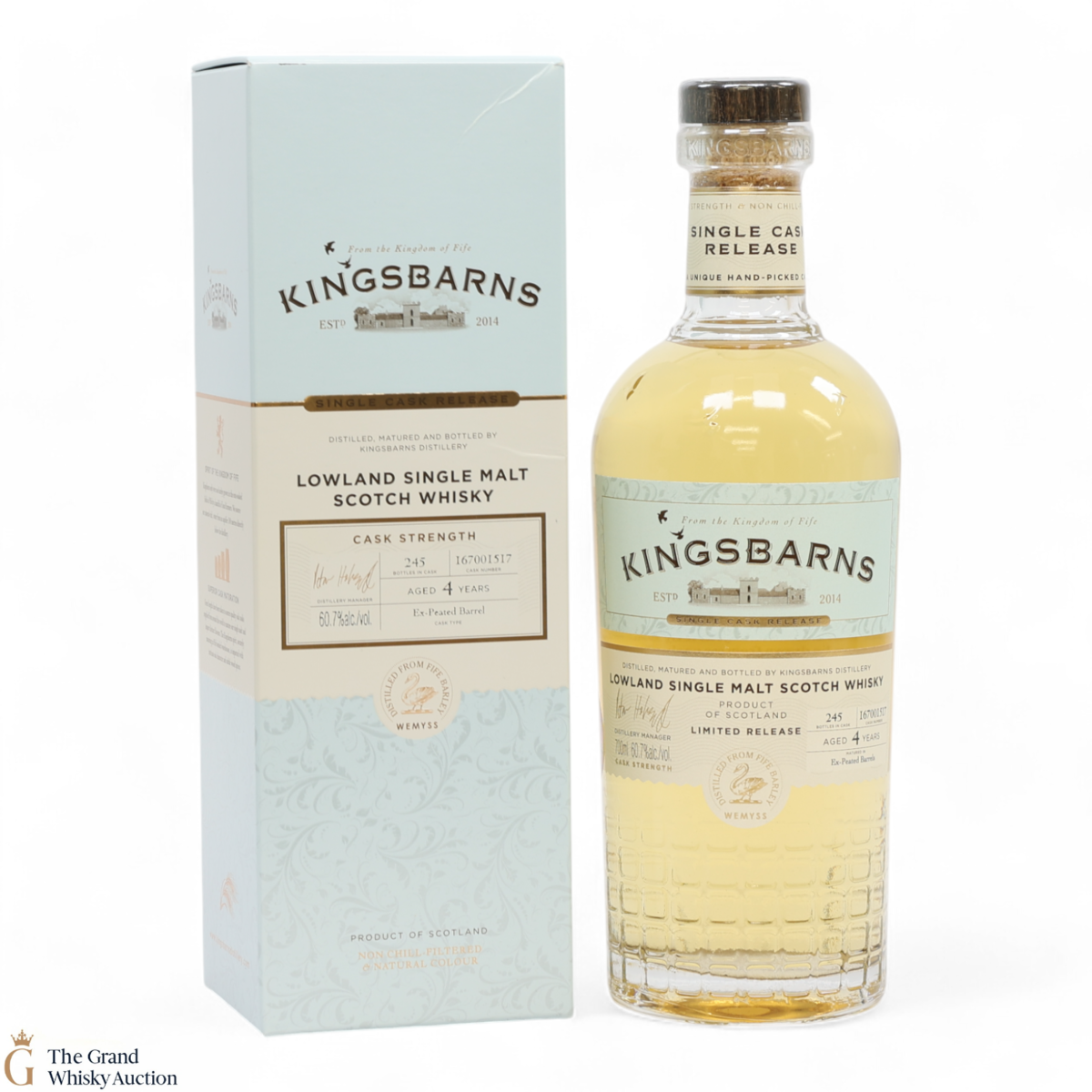 Kingsbarns - 4 Year Old - Single Cask Release - Ex-Peated Barrel #167001517