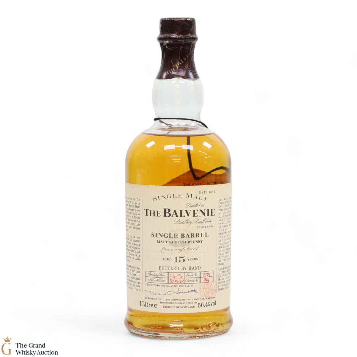 Balvenie - 15 Year Old - 1978 Single Barrel #7379 (1L)