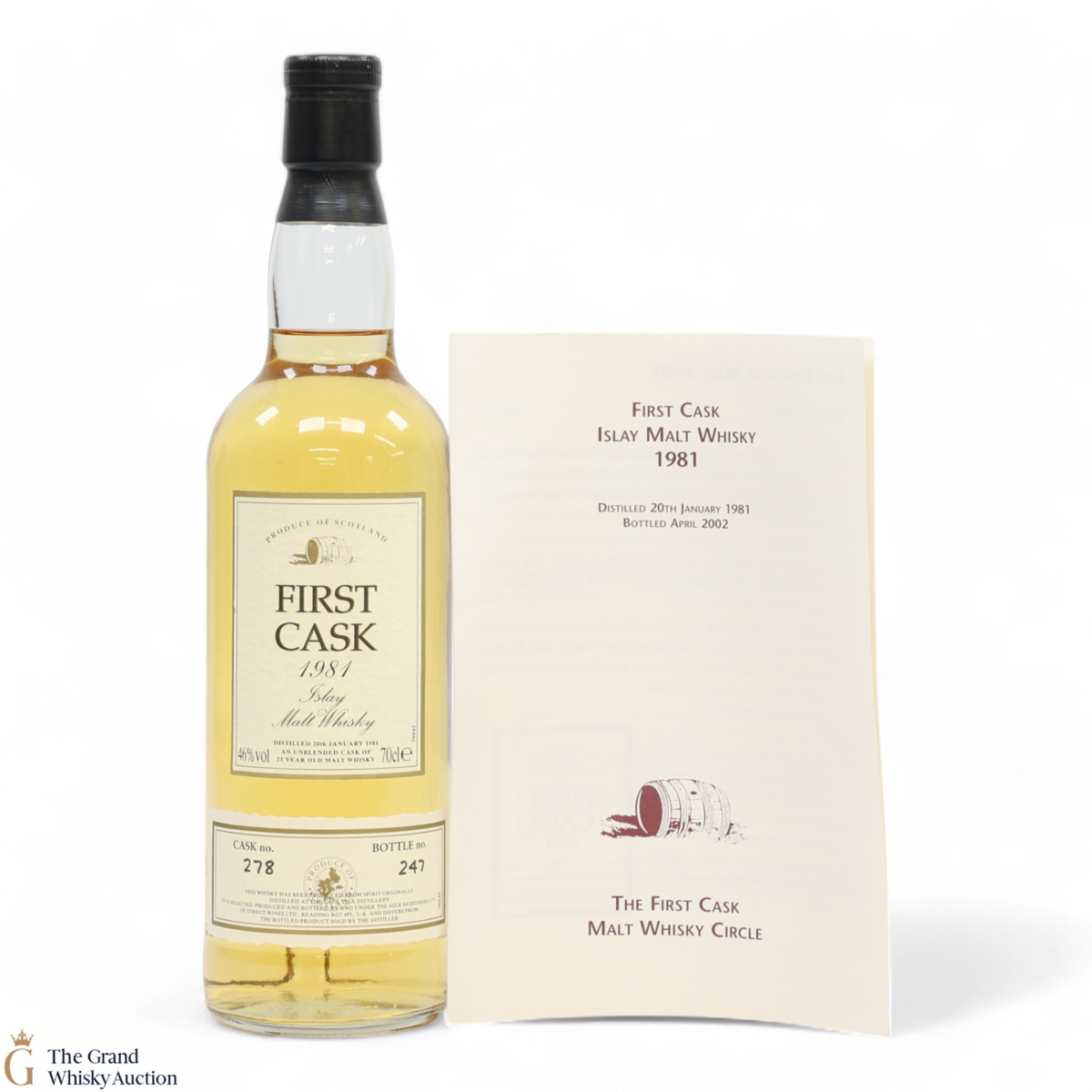 Caol Ila - 21 Year Old 1981 - First Cask #278
