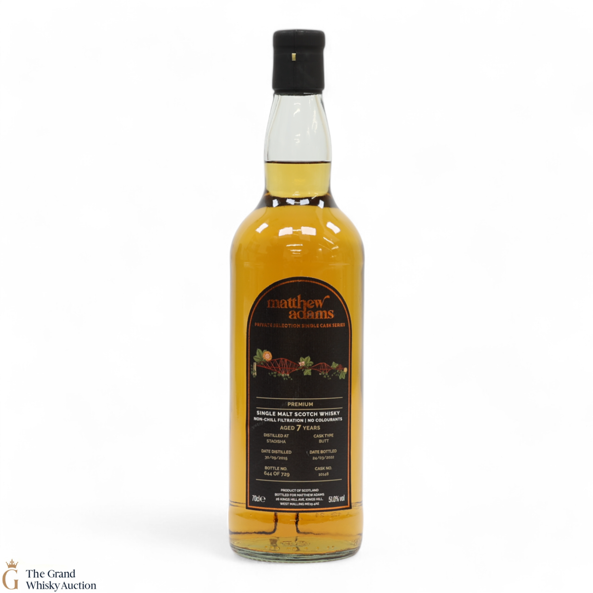 Staoisha - 7 Year Old 2015 - Matthew Adams Single Cask #10148