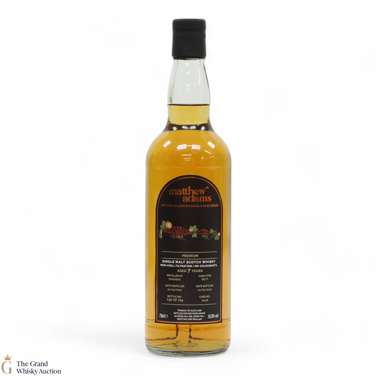 Staoisha - 7 Year Old 2015 - Matthew Adams Single Cask #10148