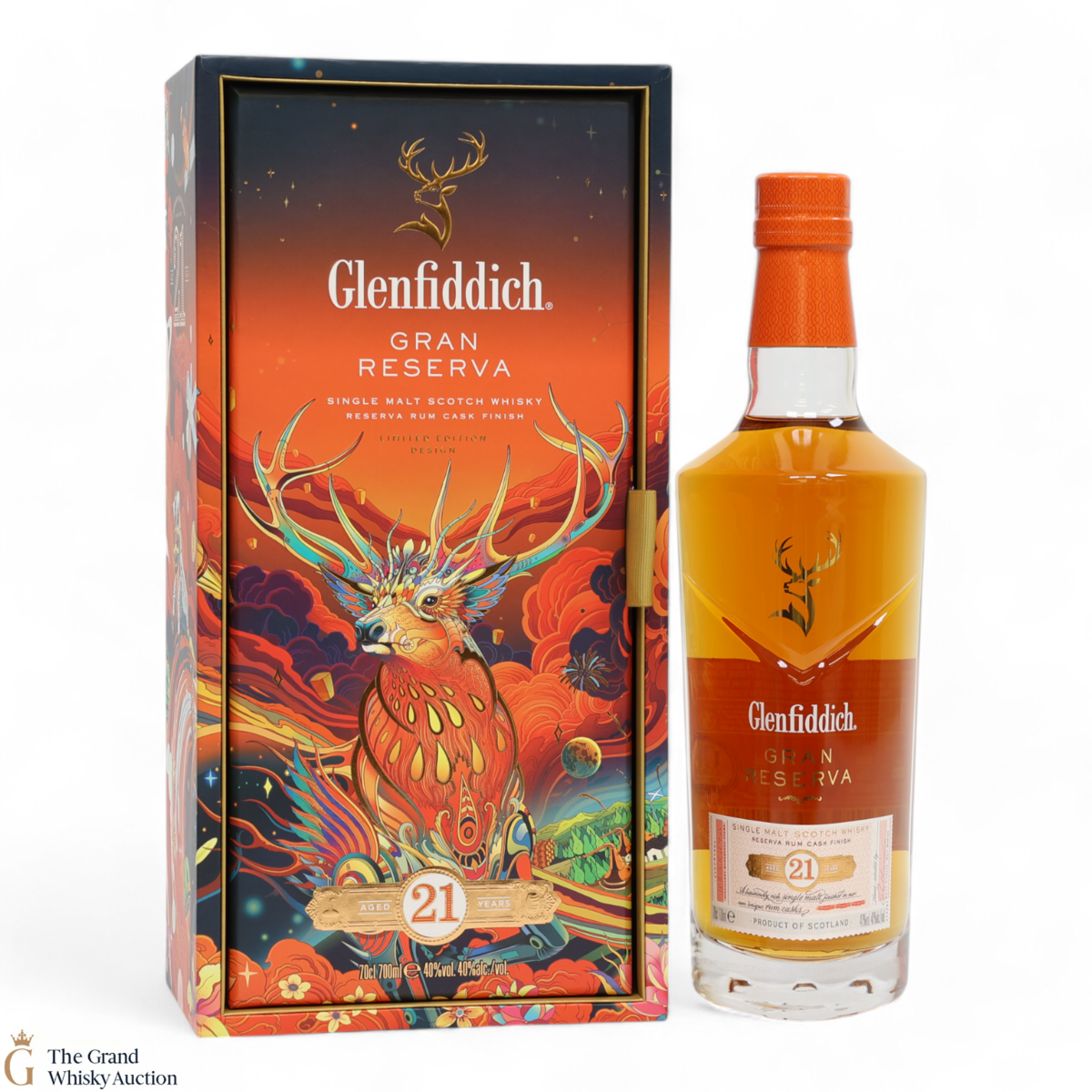 Glenfiddich - 21 Year Old - Gran Reserva - Rum Cask - Chinese New Year 