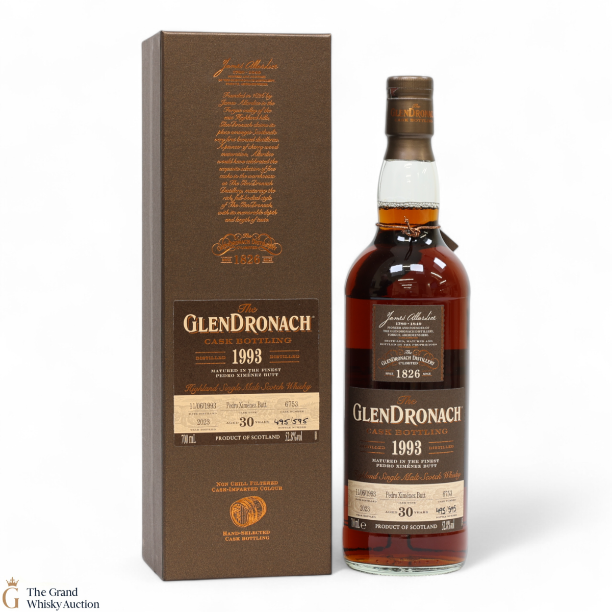 Glendronach - 30 Year Old 1993 - Single Cask #6753