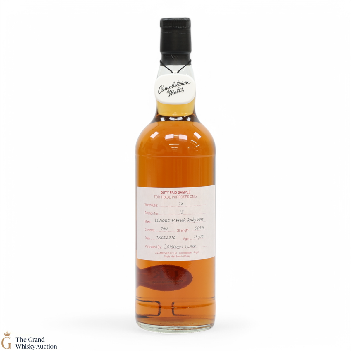 Longrow - 13 Year Old 2010 Fresh Ruby Port - Duty Paid Sample 54.4%
