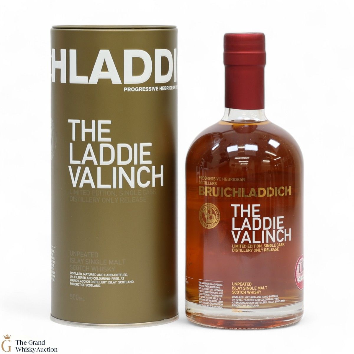 Bruichladdich - 25 Year Old 1990 - Valinch #006 Bob & Annie Hogben (50cl)