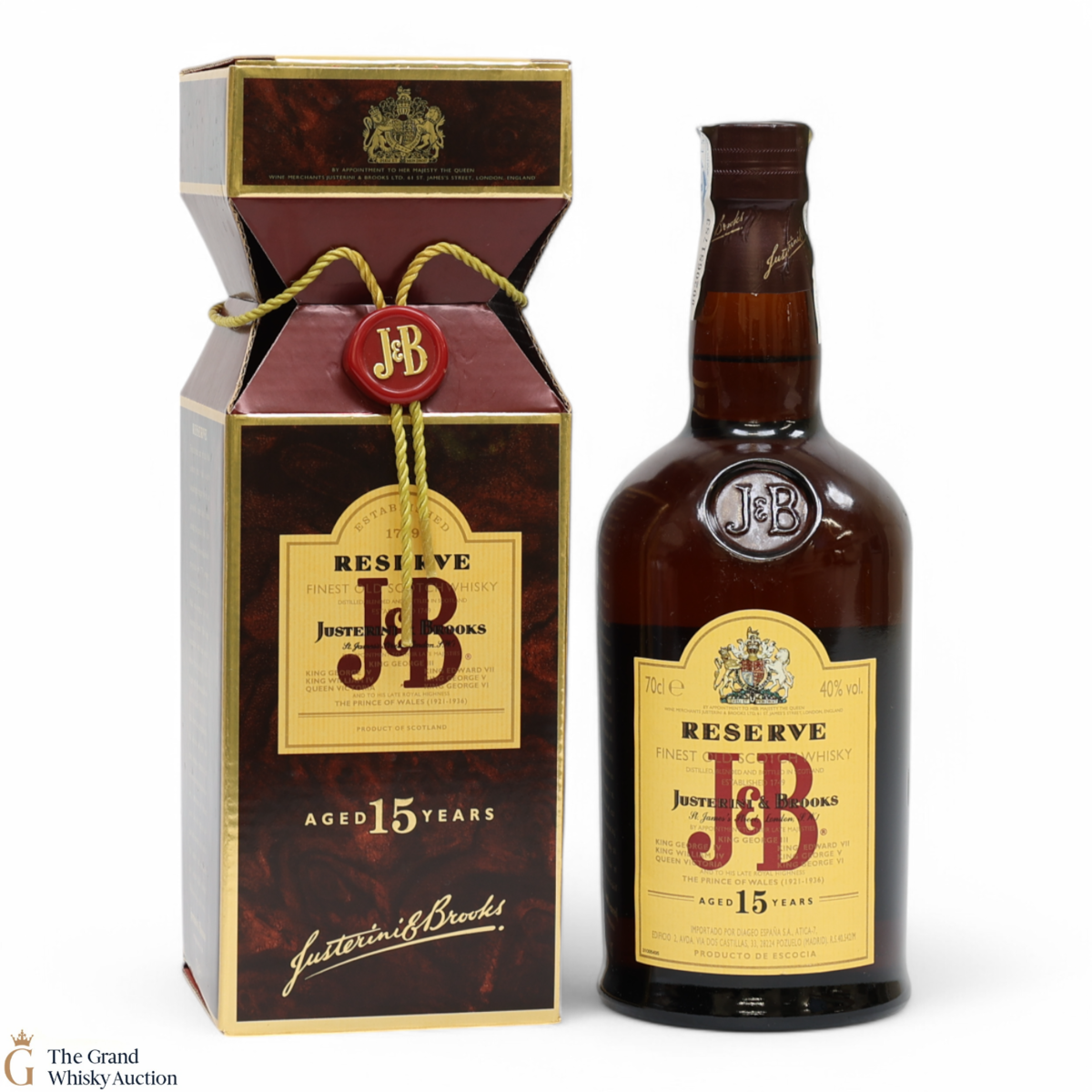 J & B - 15 Year Old - Reserve Blended Whisky