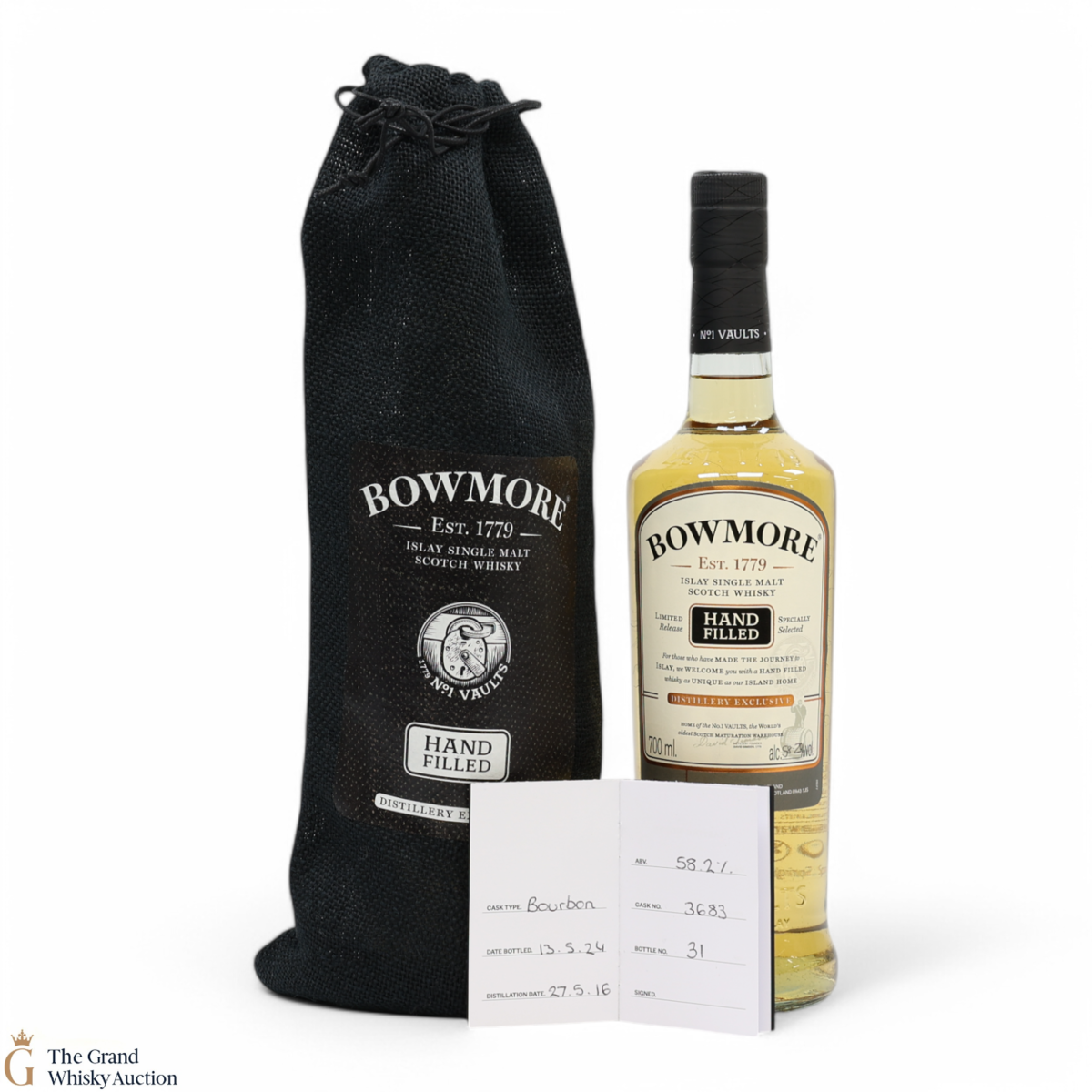 Bowmore - 7 Year Old 2016 Hand Filled - Ex-Bourbon Cask #3683