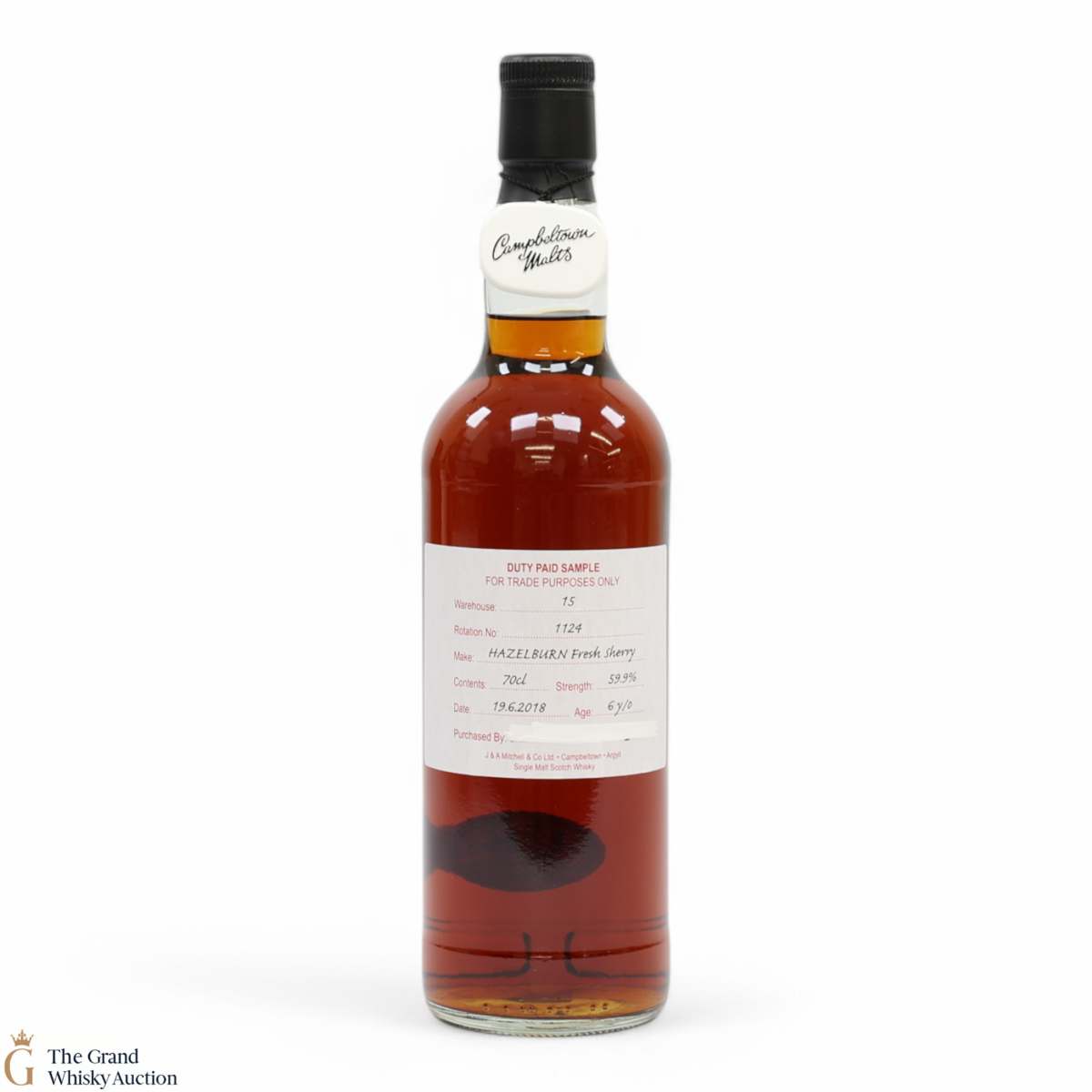 Hazelburn - 6 Year Old 2018 Fresh Sherry - Duty Paid Sample 59.9%