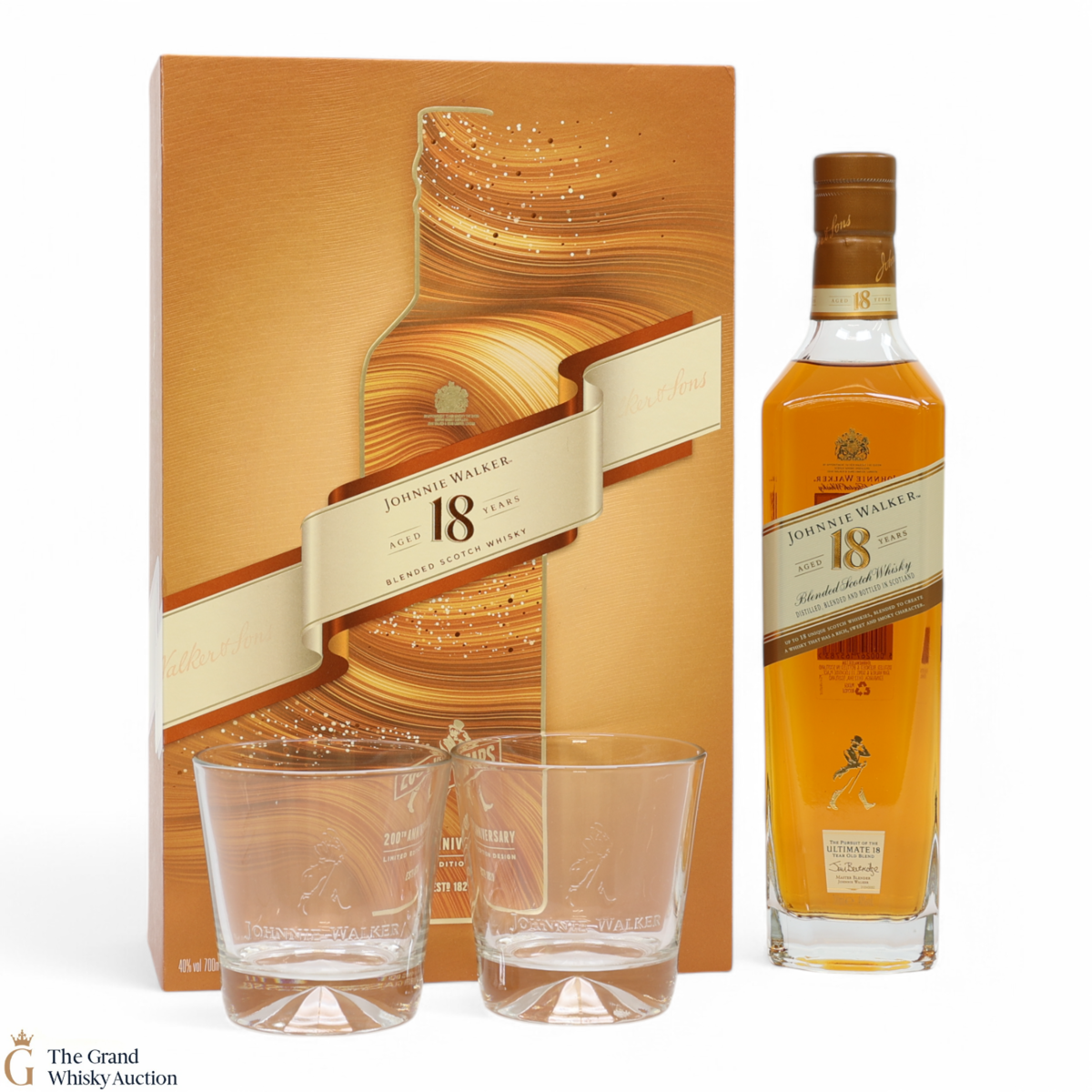 Johnnie Walker - 18 Year Old - 200th Anniversary Gift Set
