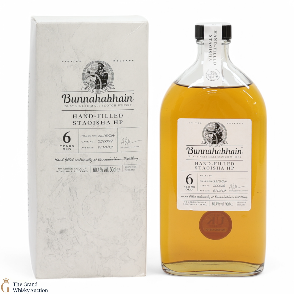 Bunnahabhain - 6 Year Old - Staoisha HP Hand-Fill (50cl)