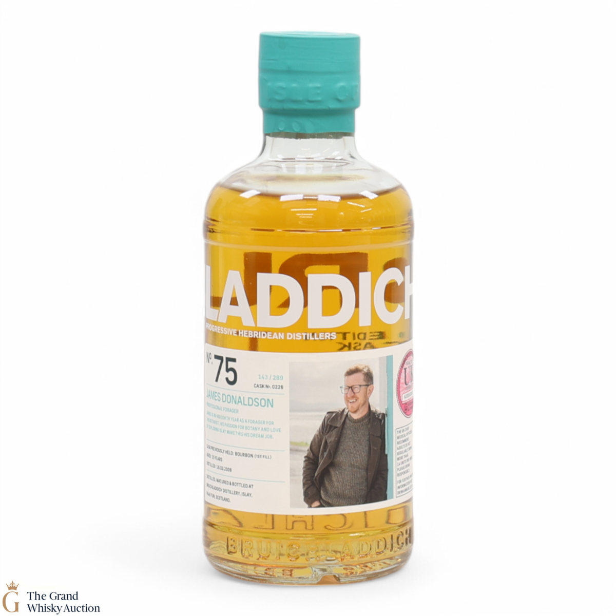 Bruichladdich - 15 Year Old 2009 - Valinch 75 - James Donaldson (50cl)