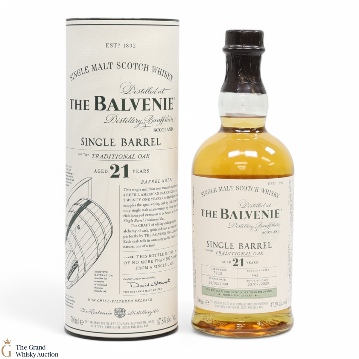 Balvenie - 21 Year Old 1999 - Single Barrel #3733