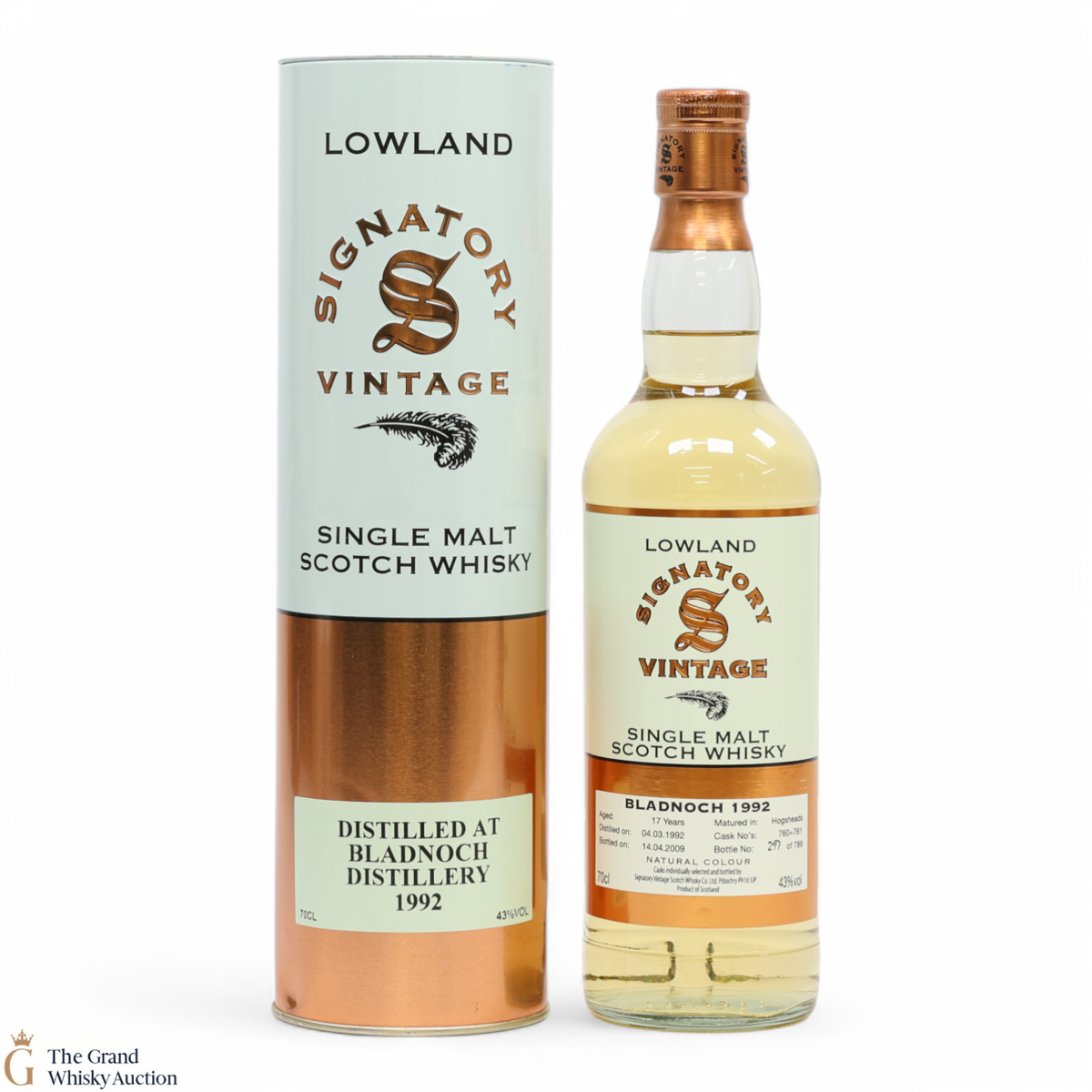 Bladnoch - 17 Year Old 1992 - Signatory Vintage