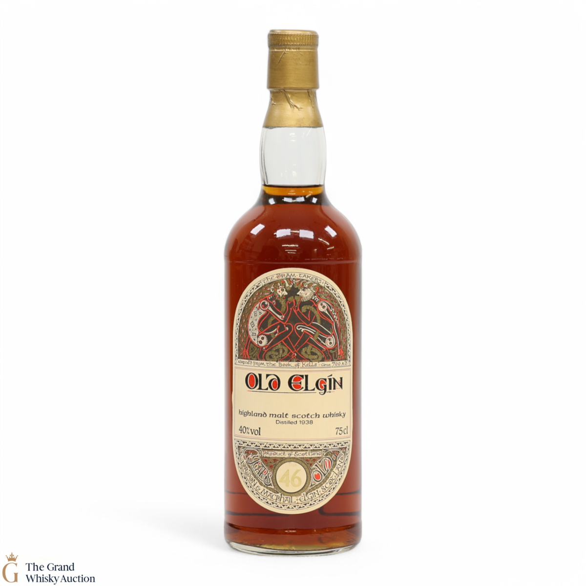 Old Elgin - 46 Year Old 1938 - Book of Kells - Gordon & MacPhail (75cl)