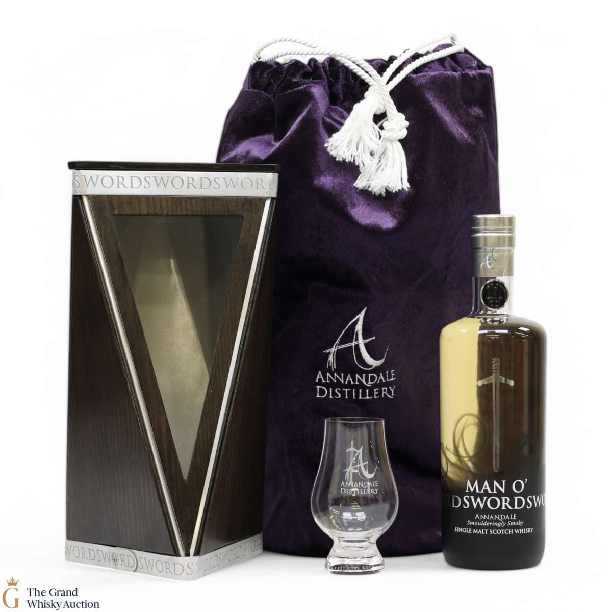 Annandale - Man O’Sword - Cask #40 - Smoulderingly Smoky & Glass & Distillery Tour For Two