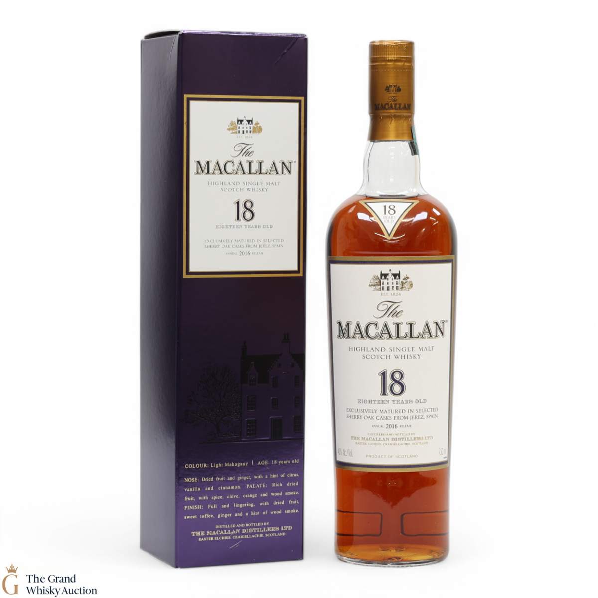 Macallan - 18 Year Old - Sherry Oak (2016) 75cl