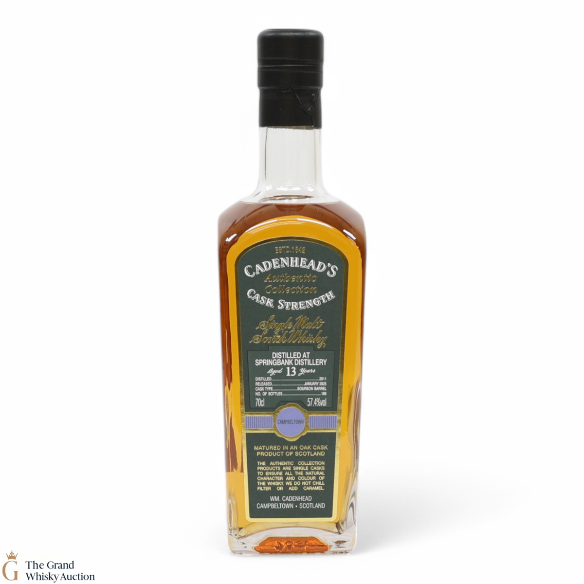 Springbank - 13 Year Old 20011 - Cadenhead's Authentic Collection