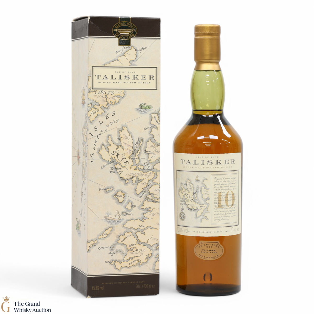 Talisker - 10 Year Old - Map Label 
