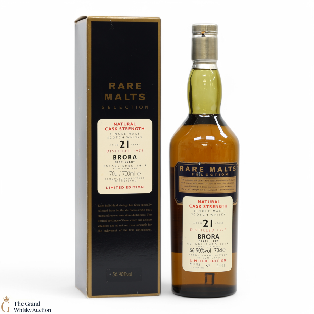 Brora - 21 Year Old 1977 - Rare Malts 56.90%