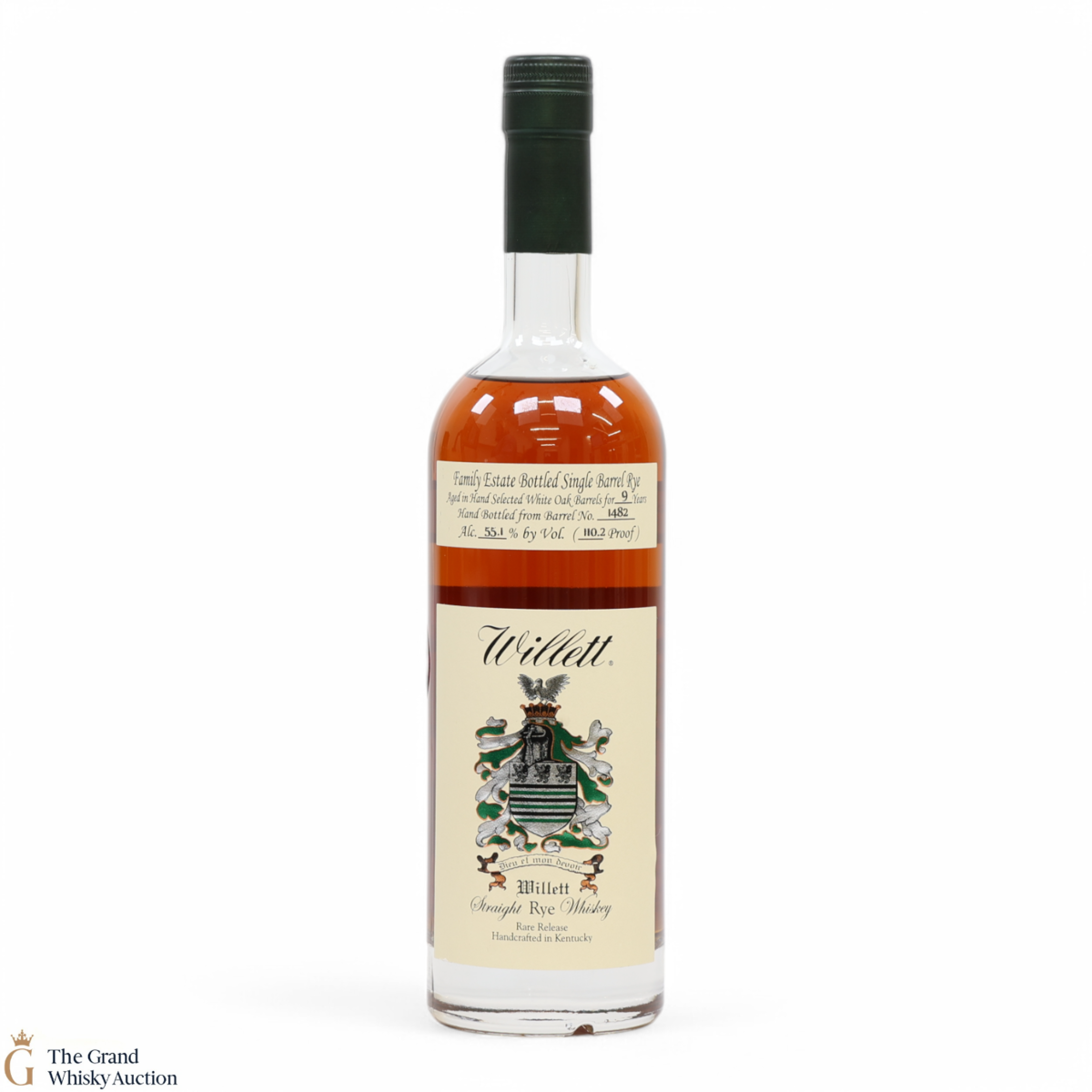 Willett Family Estate - 9 Year Old Single Barrel Rye #1482 - Berry Bros & Rudd