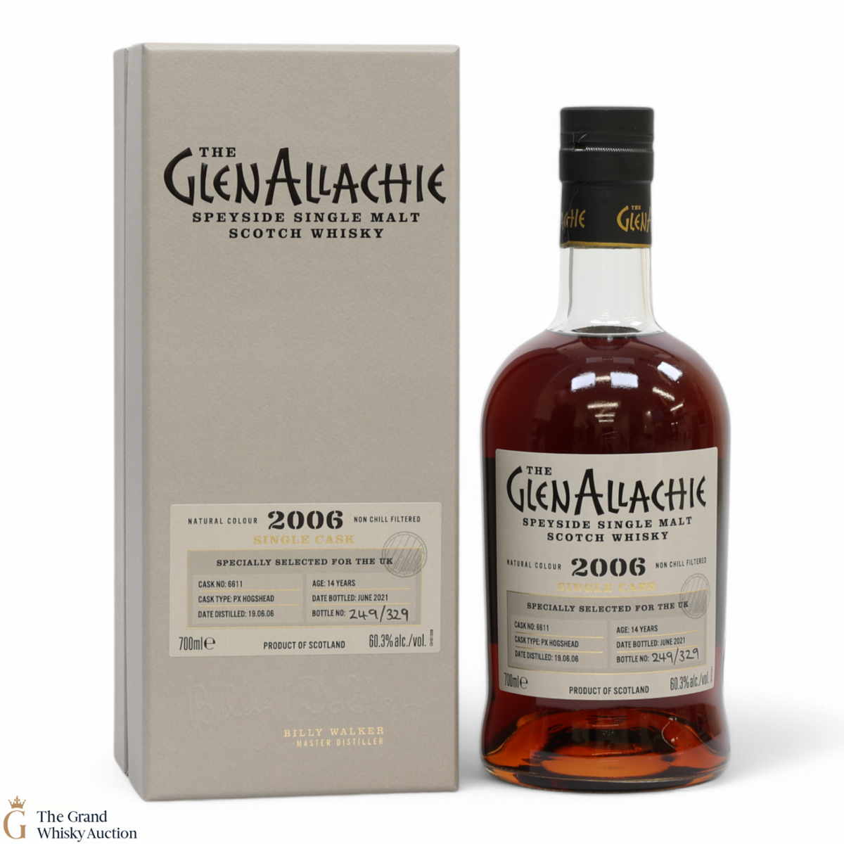 Glenallachie - 14 Year Old - #6611 Single Cask 2006 UK Exclusive