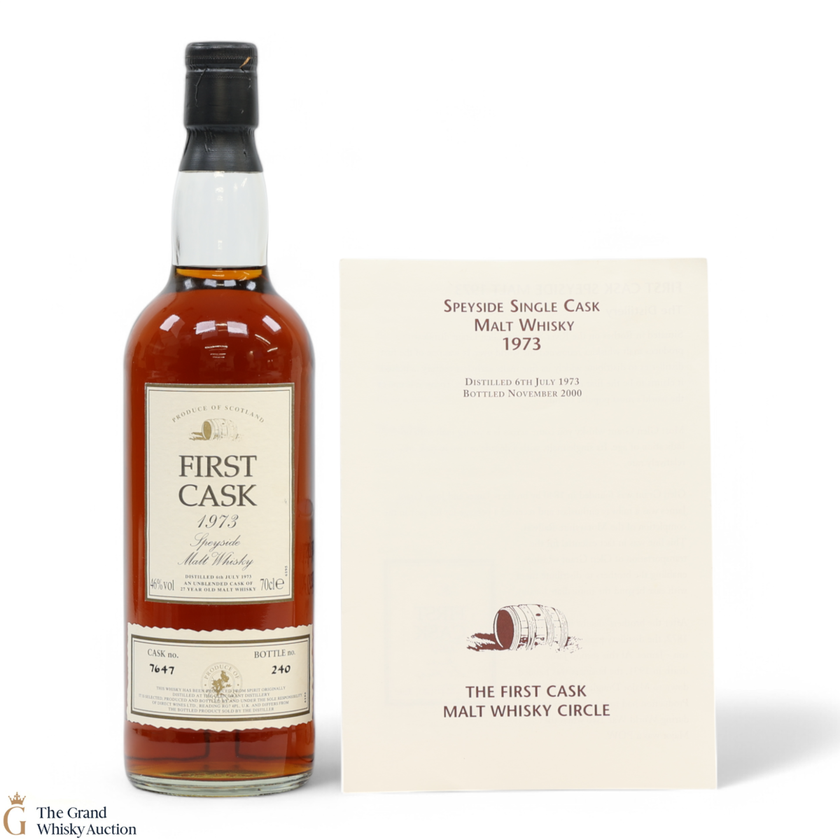 Glen Grant - 27 Year Old 1973 - First Cask #7647