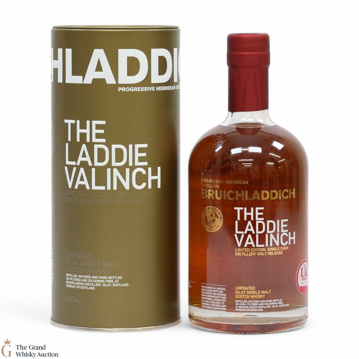 Bruichladdich - 25 Year Old 1990 - Valinch #006 Bob & Annie Hogben (50cl)
